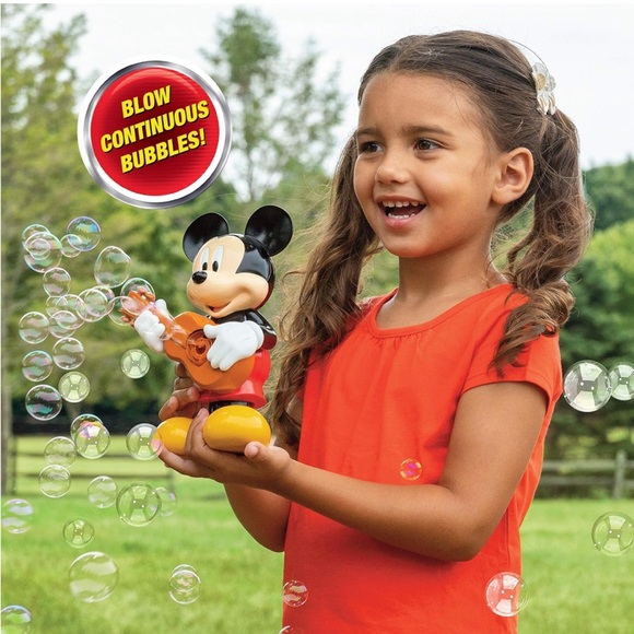 Little Kids Disney Mickey Mouse Action Bubble Blower Machine - Picture 3 of 3
